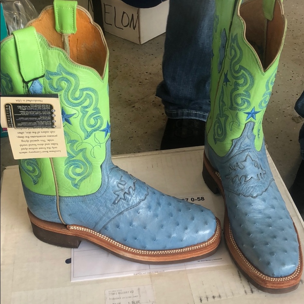 Brand New Lucchese Baby Blue Boots
